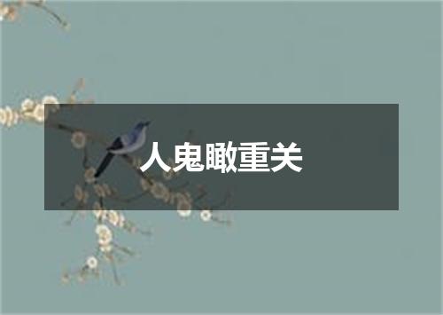 人鬼瞰重关