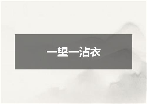 一望一沾衣
