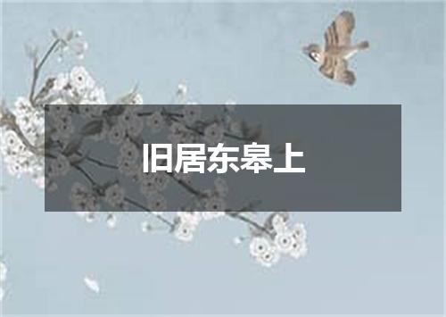 旧居东皋上