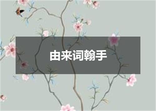 由来词翰手