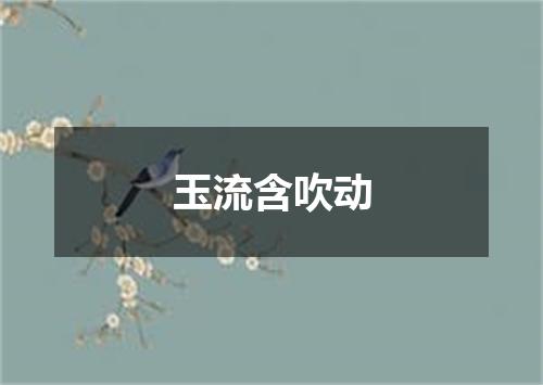 玉流含吹动