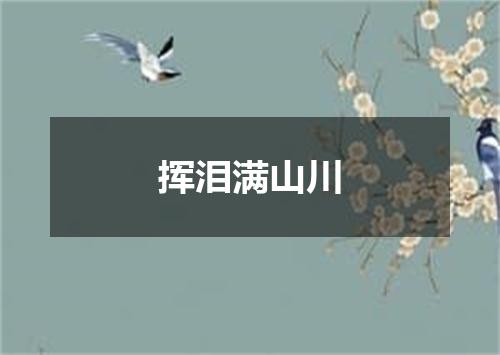 挥泪满山川