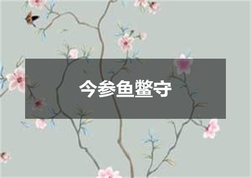 今参鱼鳖守