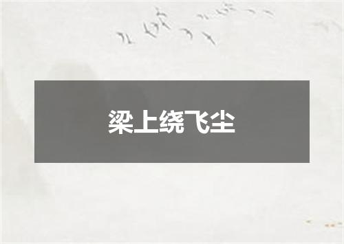 梁上绕飞尘