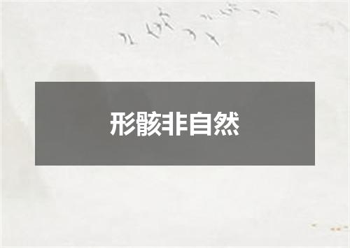 形骸非自然