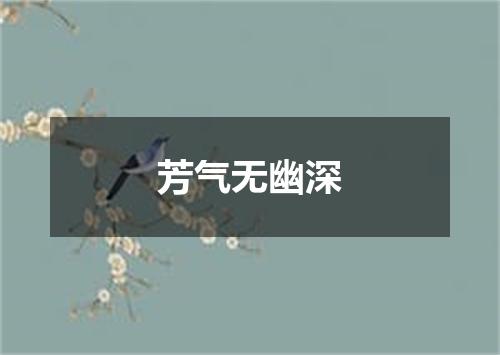 芳气无幽深