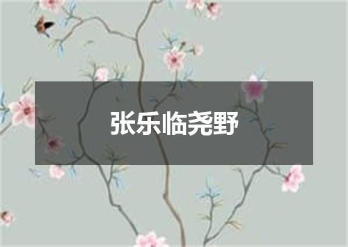 张乐临尧野
