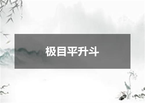极目平升斗