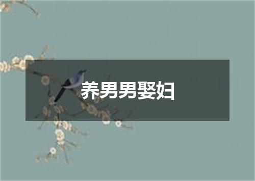 养男男娶妇