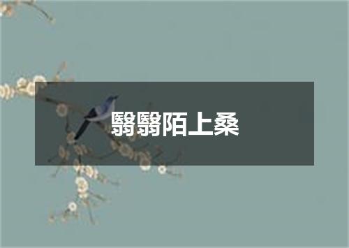翳翳陌上桑