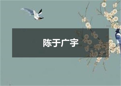 陈于广宇