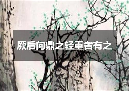 厥后问鼎之轻重者有之