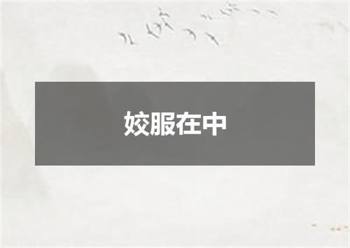 姣服在中