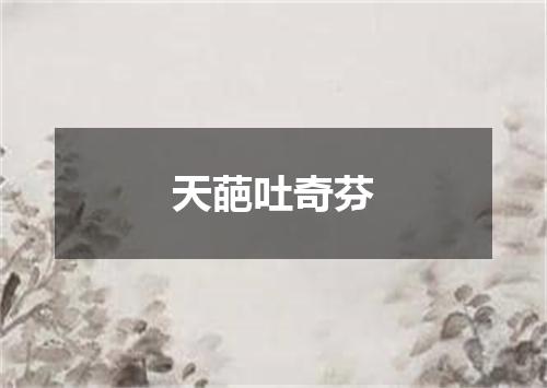 天葩吐奇芬