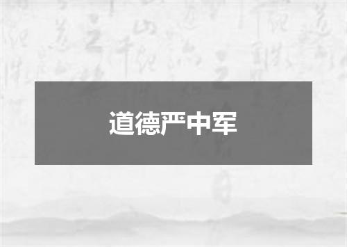 道德严中军