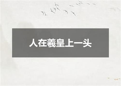 人在羲皇上一头