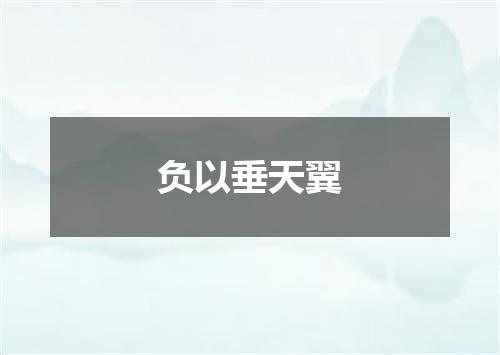 负以垂天翼