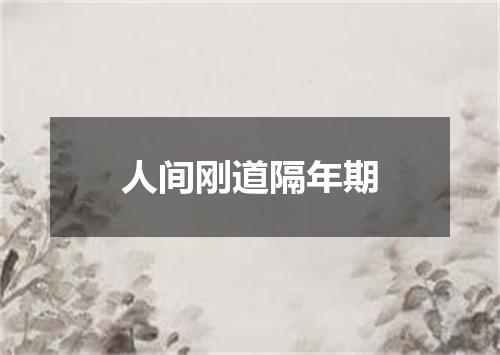 人间刚道隔年期