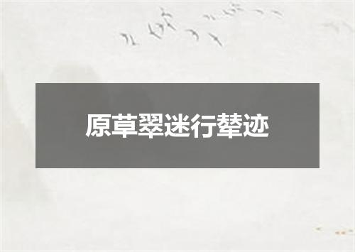 原草翠迷行辇迹