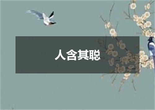 人含其聪