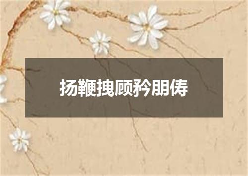 扬鞭拽顾矜朋俦