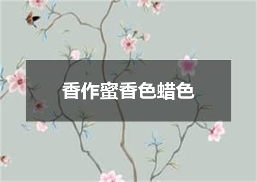 香作蜜香色蜡色