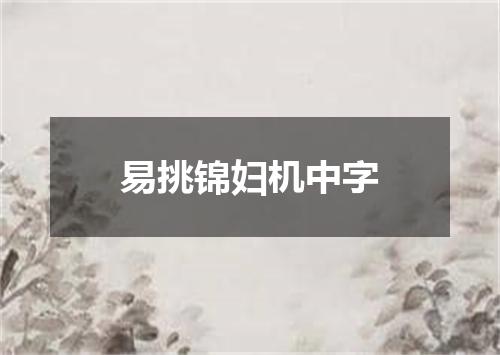 易挑锦妇机中字