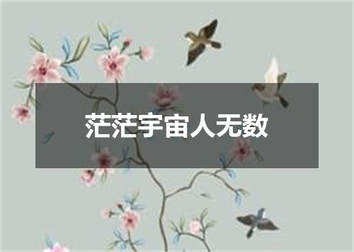 茫茫宇宙人无数