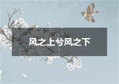 风之上兮风之下