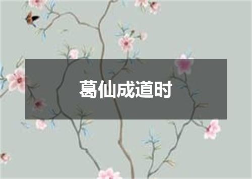 葛仙成道时