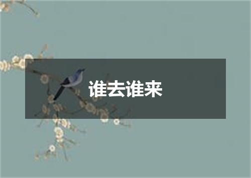 谁去谁来