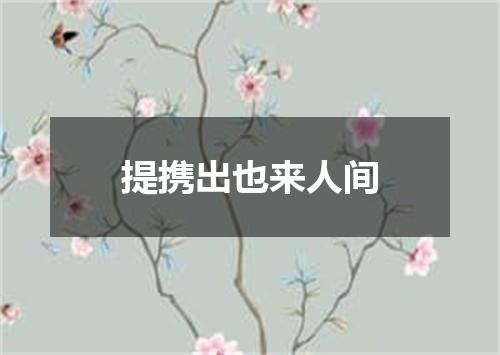 提携出也来人间