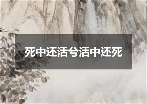 死中还活兮活中还死