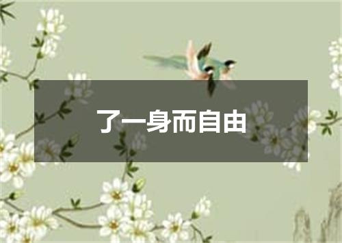 了一身而自由