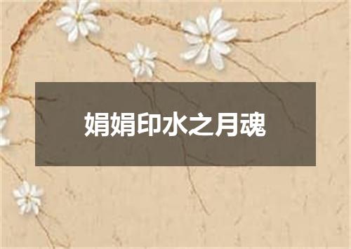 娟娟印水之月魂