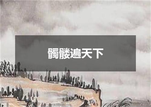 髑髅遍天下