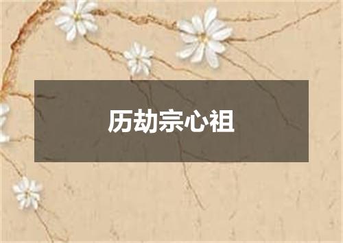 历劫宗心祖