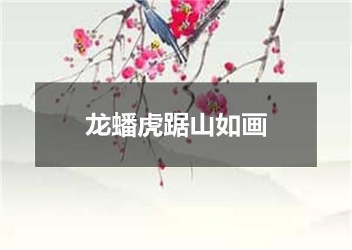 龙蟠虎踞山如画