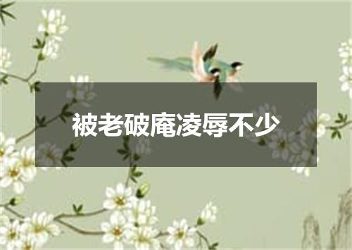 被老破庵凌辱不少
