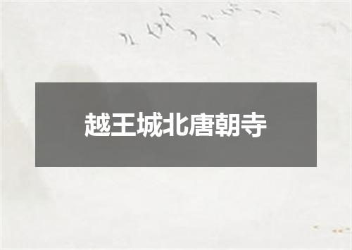 越王城北唐朝寺