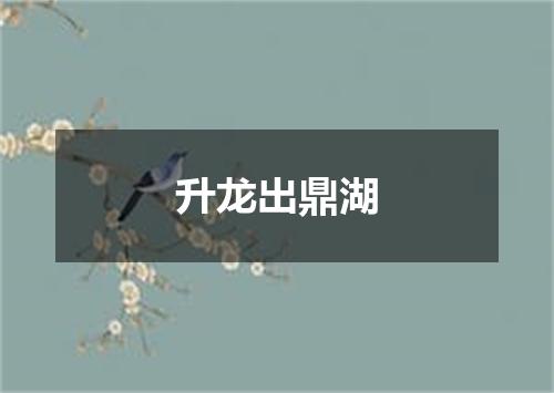 升龙出鼎湖