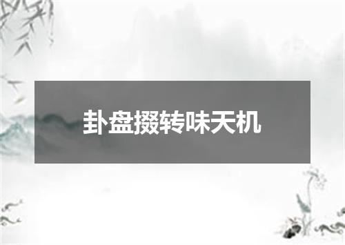 卦盘掇转味天机