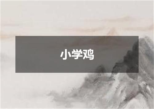小学鸡