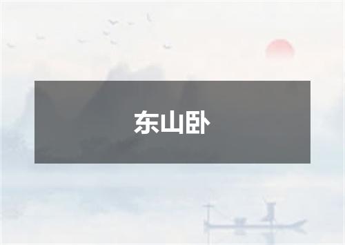 东山卧