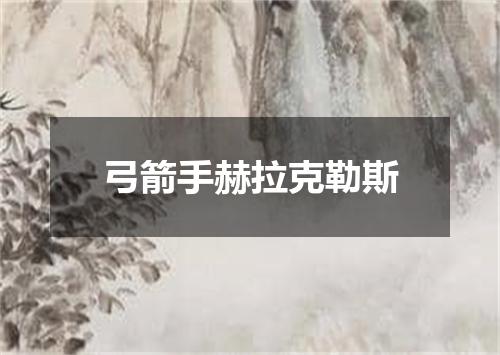 弓箭手赫拉克勒斯