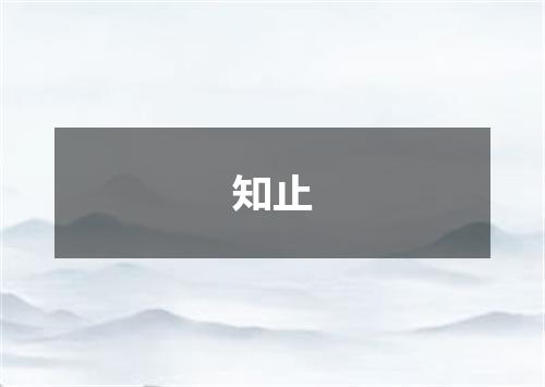 知止