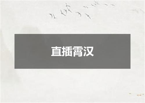 直插霄汉