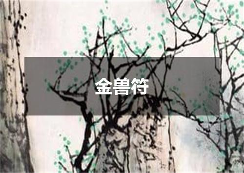 金兽符
