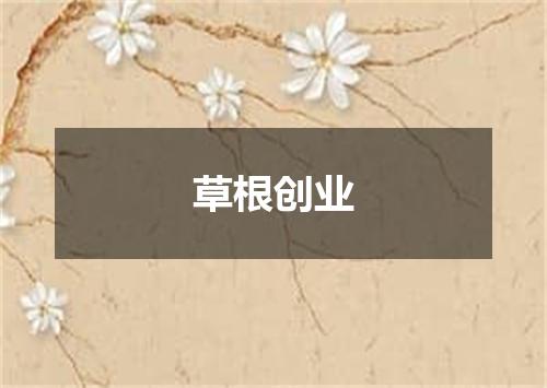 草根创业