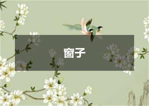 窗子